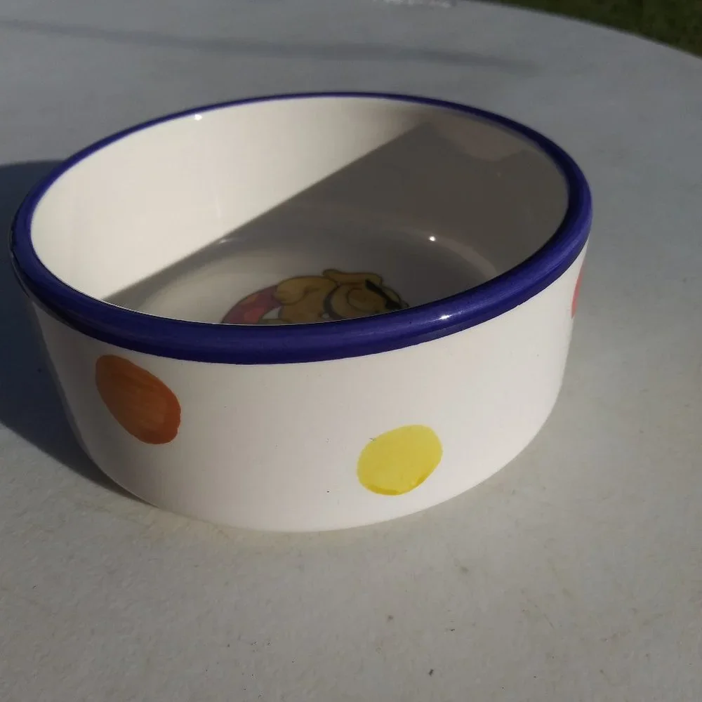 Dog Bowl Intertube Dogs Hand Painted & Crafted Dishwasher Safe Tabletops Gallery